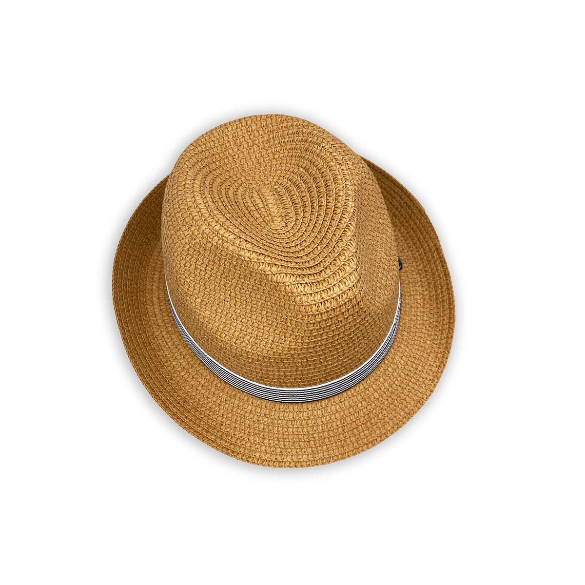 Sombrero de panamá fedora con cinta en varios colores