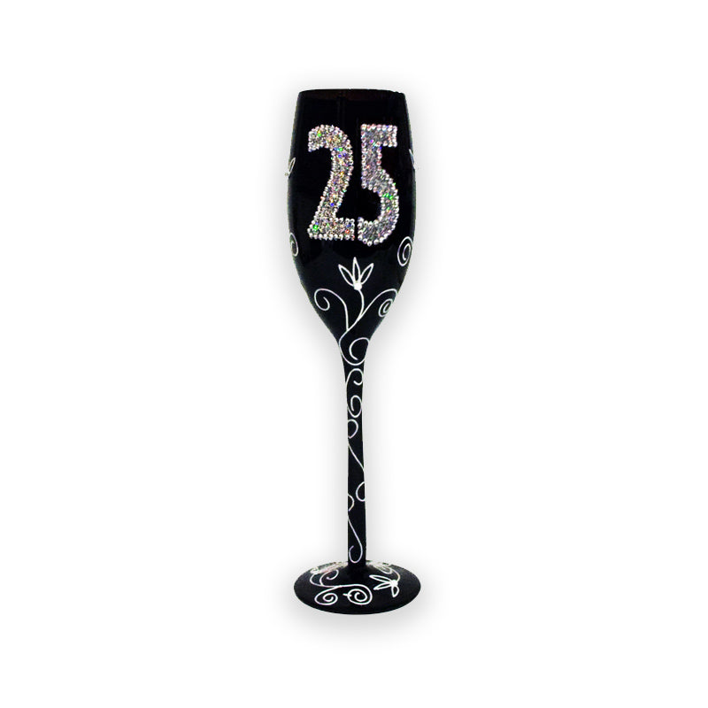 Copa de Champagne negra 25