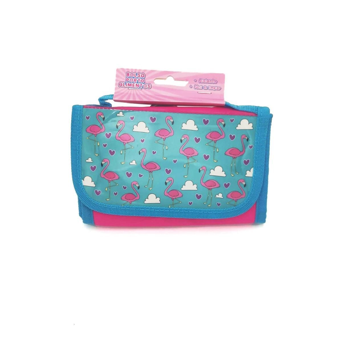 Bolsa térmica infantil porta alimentos Flamencos