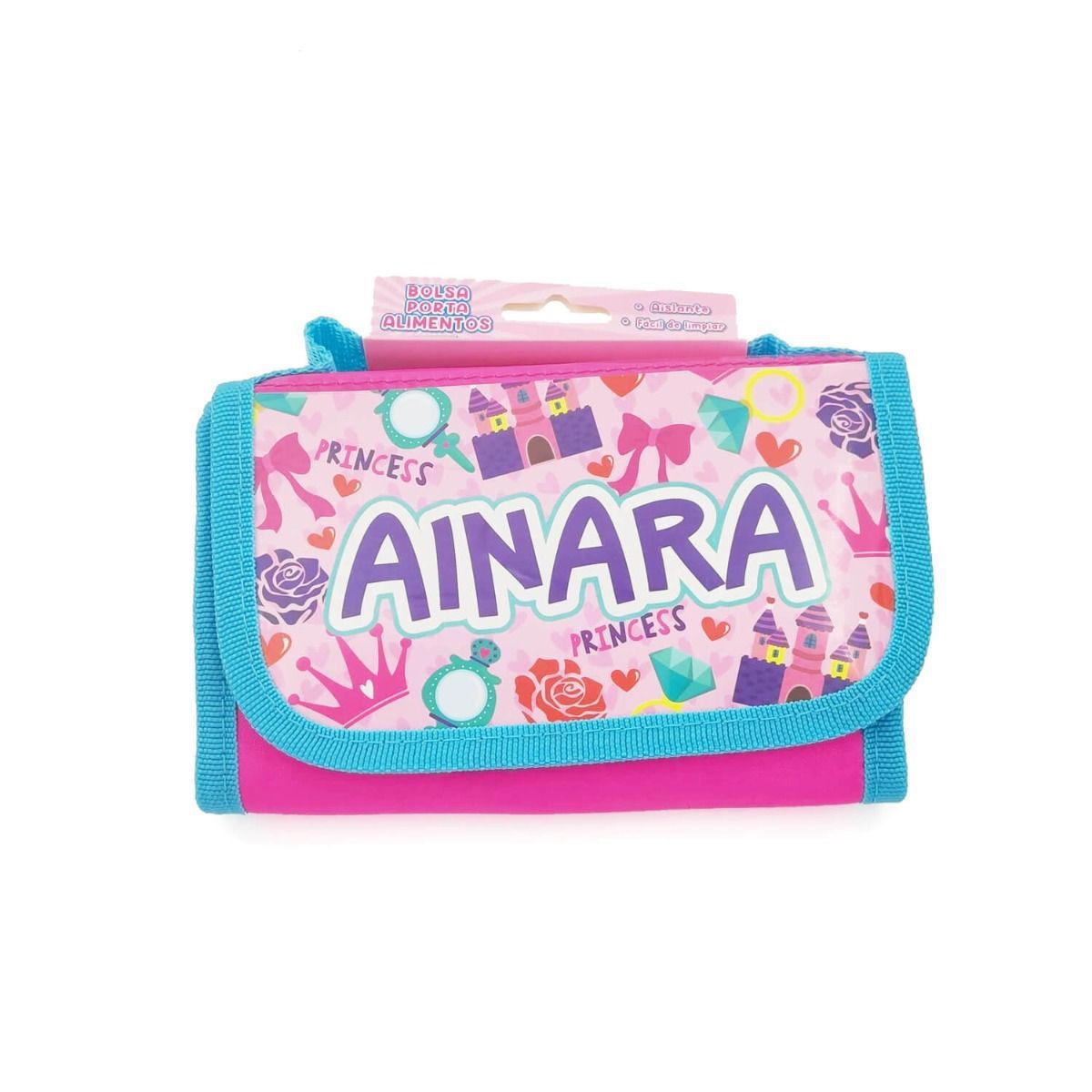 Bolsa térmica infantil porta alimentos con nombres de Niña