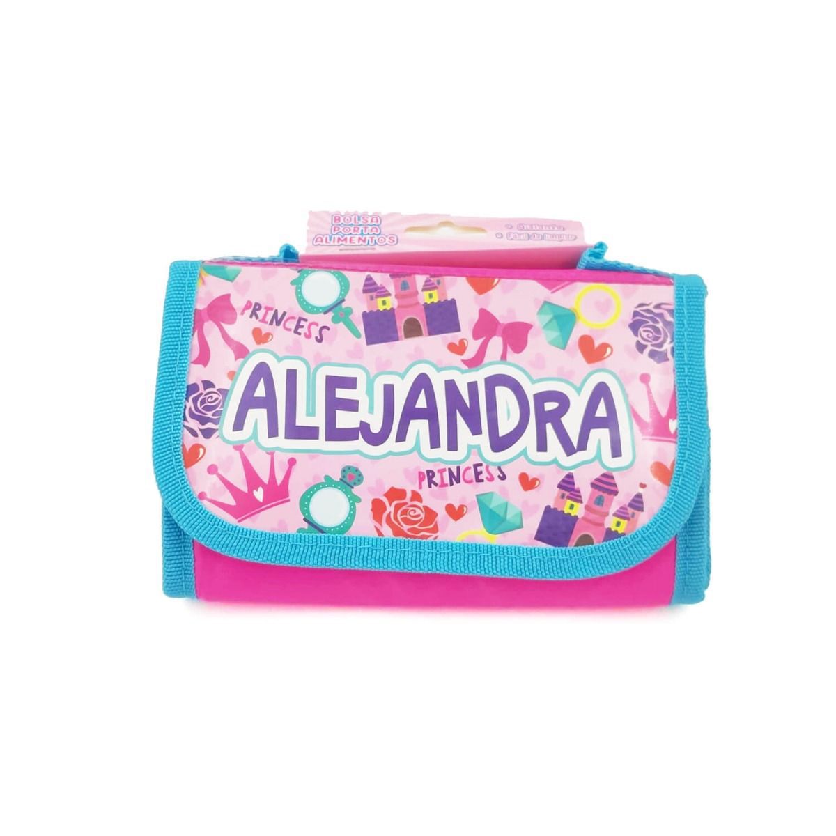 Bolsa térmica infantil porta alimentos con nombres de Niña