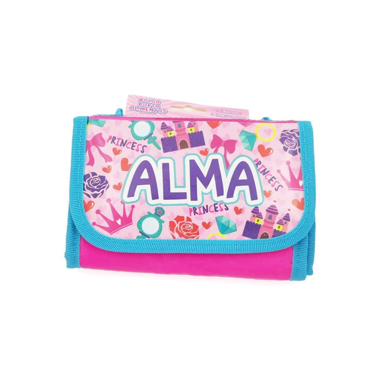 Bolsa térmica infantil porta alimentos con nombres de Niña