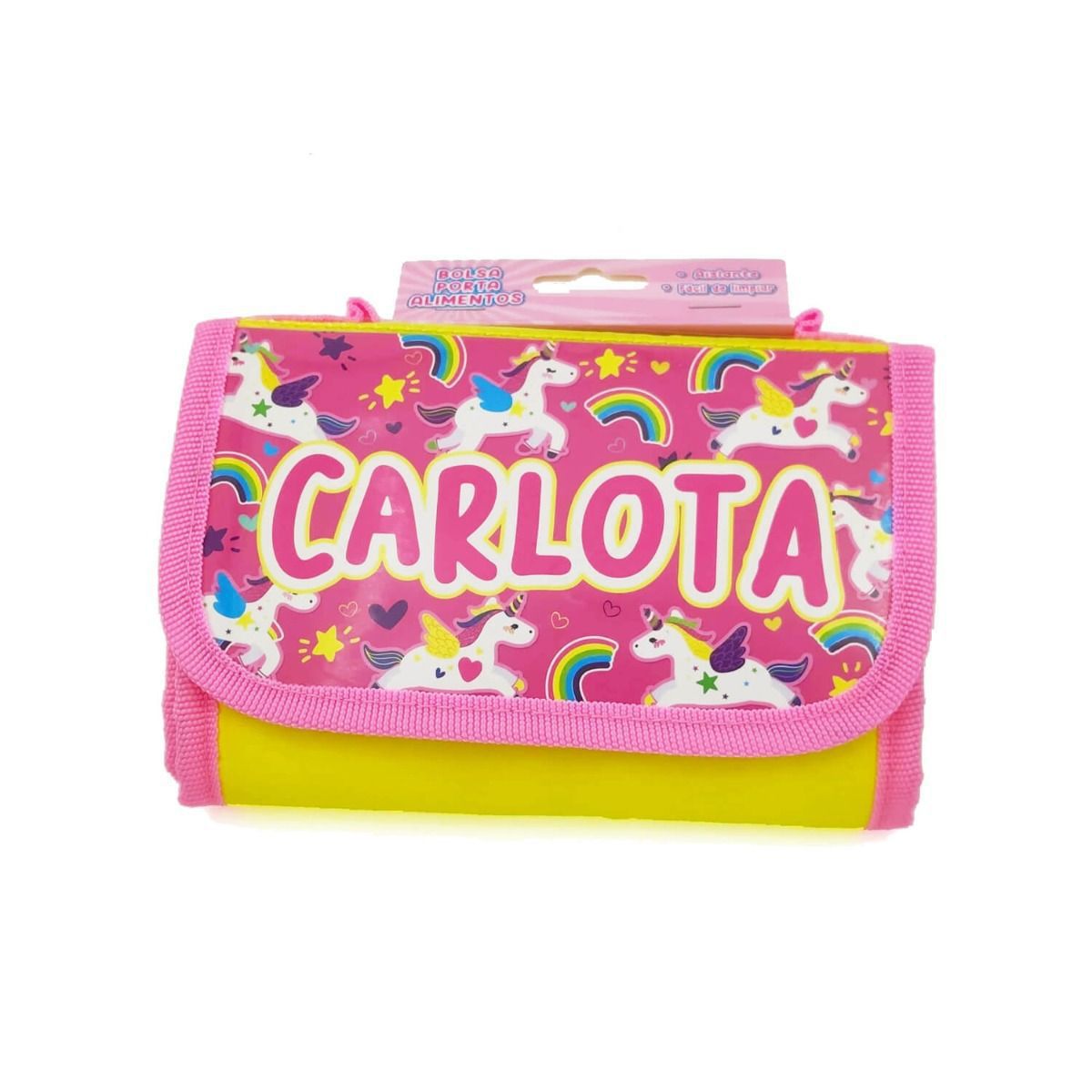 Bolsa térmica infantil porta alimentos con nombres de Niña