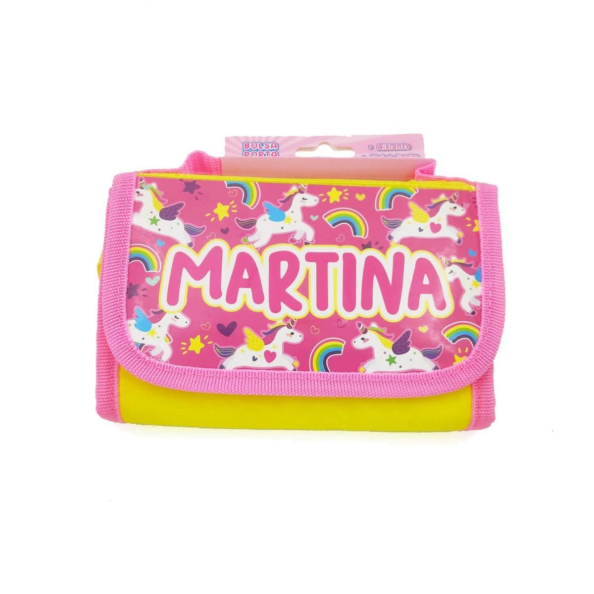 Bolsa térmica infantil porta alimentos con nombres de Niña
