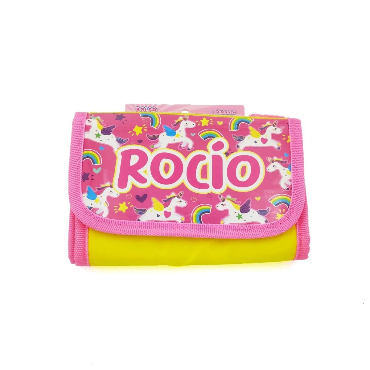 Bolsa térmica infantil porta alimentos con nombres de Niña
