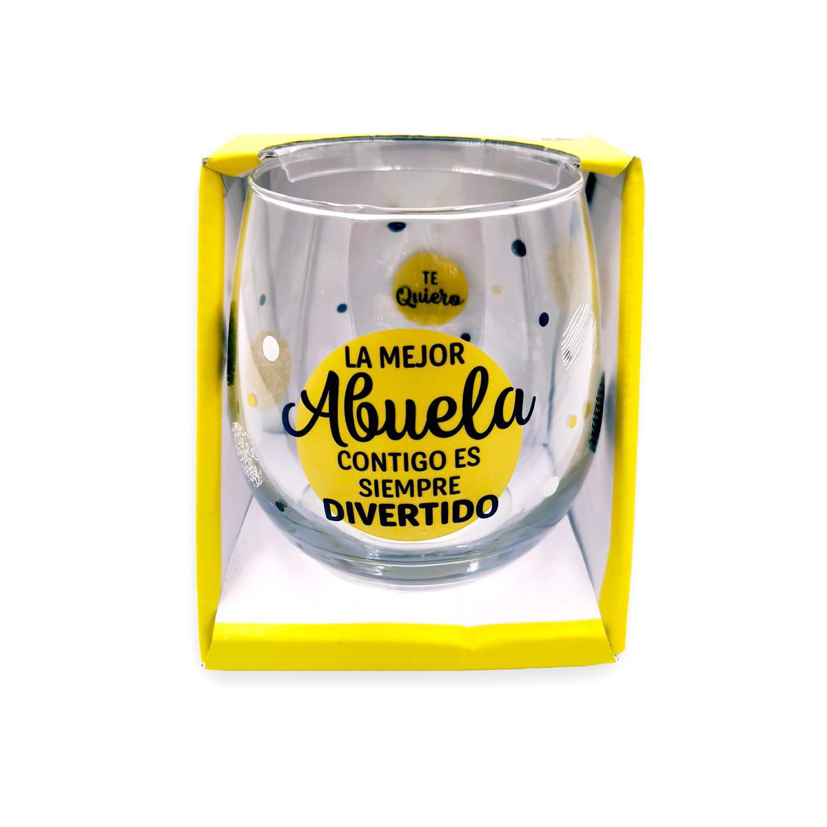 Vaso La mejor Abuela contigo es Siempre Divertido