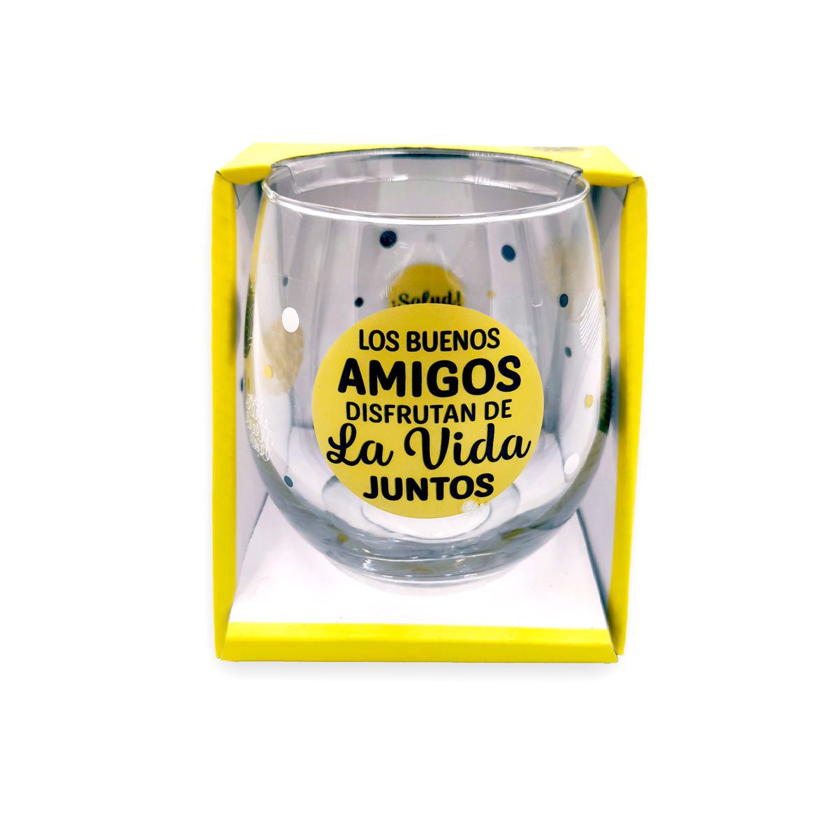 Vaso Los Buenos Amigos Disfrutan de la Vida Juntos