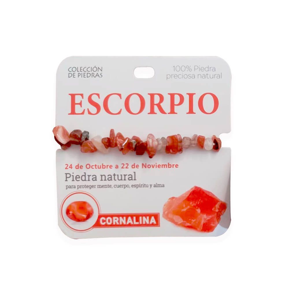 Mind Souls Pulseras de piedras naturales Zodíaco