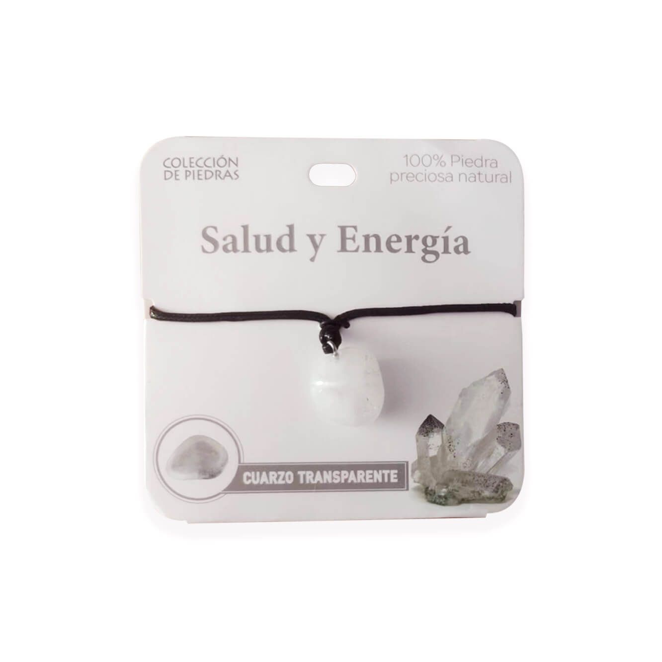 Mind Souls piedra Cuarzo Transparente Salud y Energía