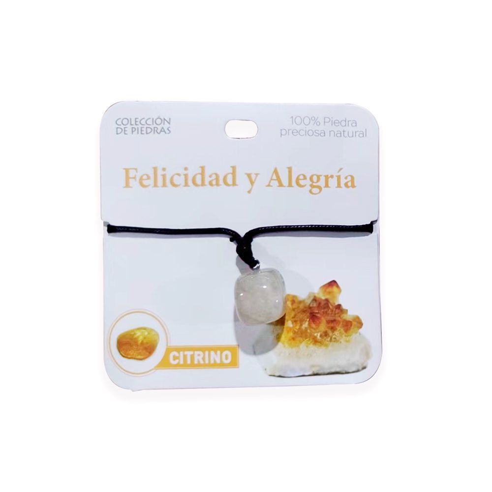 Mind Souls piedra Citrino Felicidad y Alegría