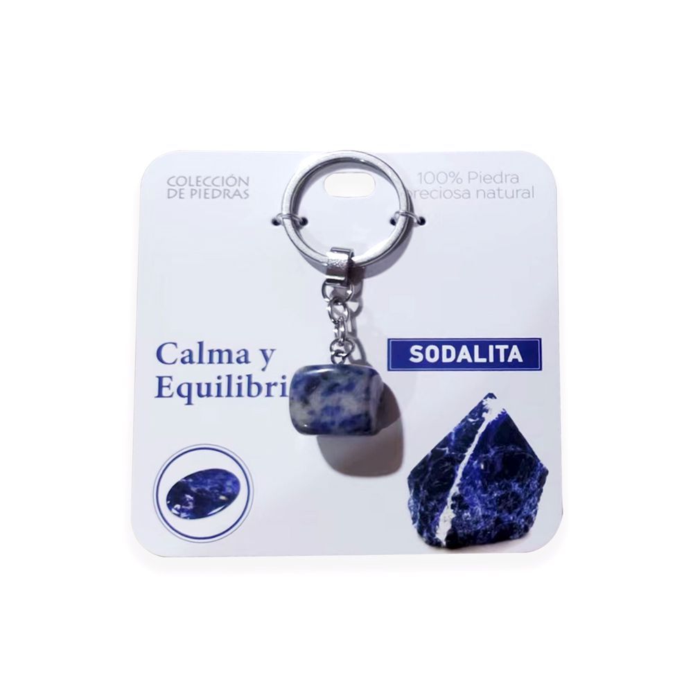 Mind Souls piedra Sodalita Calma y Equilibrio