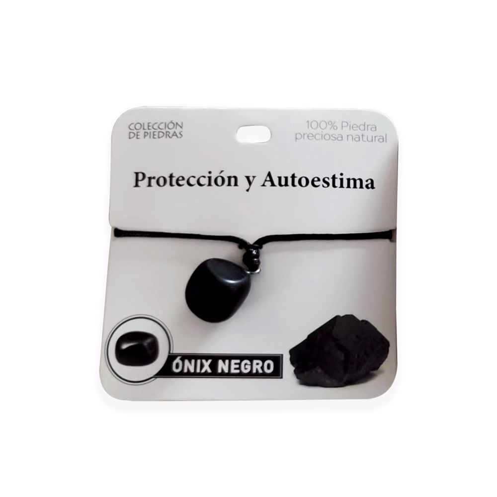 Mind Souls piedra Ónix Negro Protección y Autoestima