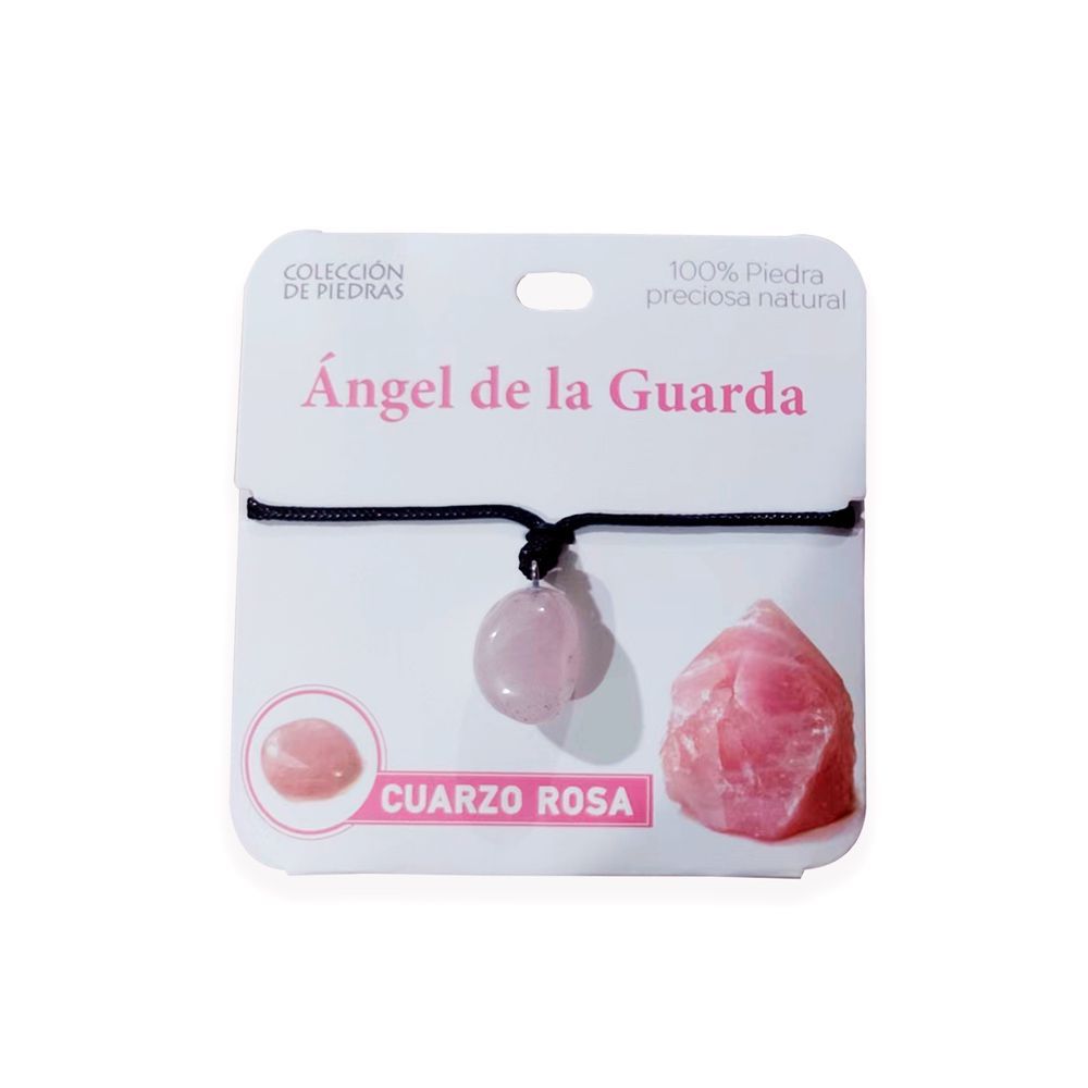 Mind Souls piedra Cuarzo Rosa Ángel de la Guarda