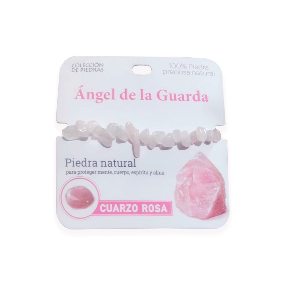 Mind Souls piedra Cuarzo Rosa Ángel de la Guarda