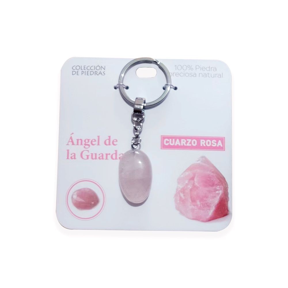 Mind Souls piedra Cuarzo Rosa Ángel de la Guarda