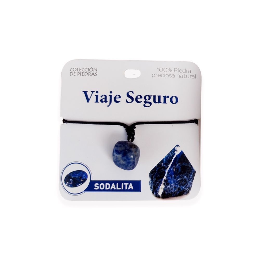 Mind Souls piedra Sodalita Viaje Seguro