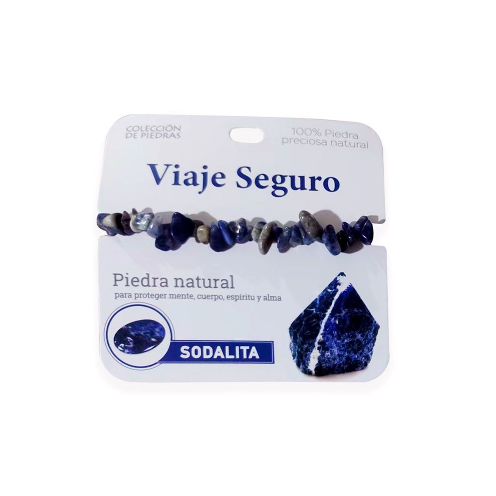 Mind Souls piedra Sodalita Viaje Seguro
