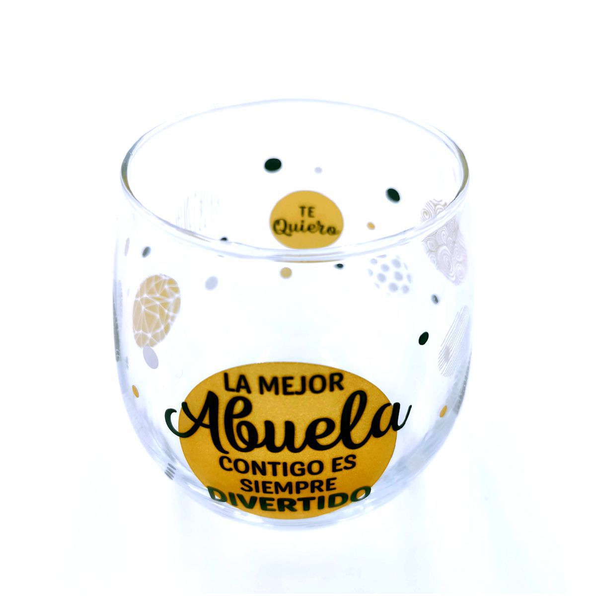 Vaso La mejor Abuela contigo es Siempre Divertido