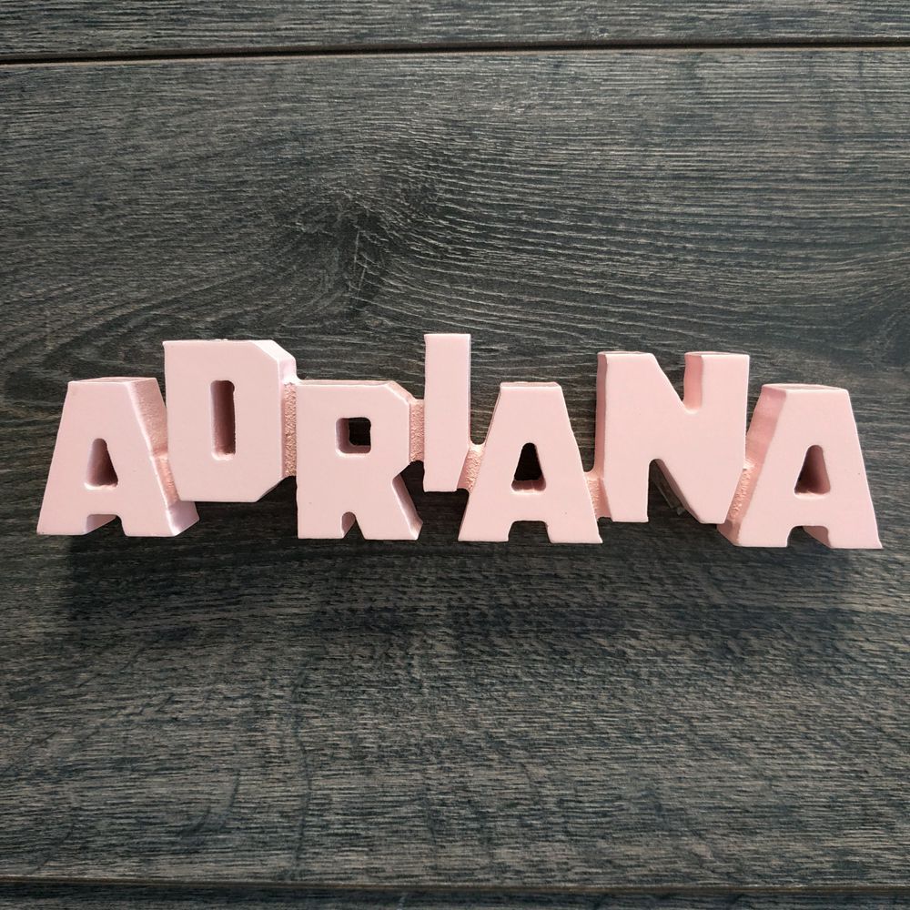 Nombres de chica para decorar de madera MDF