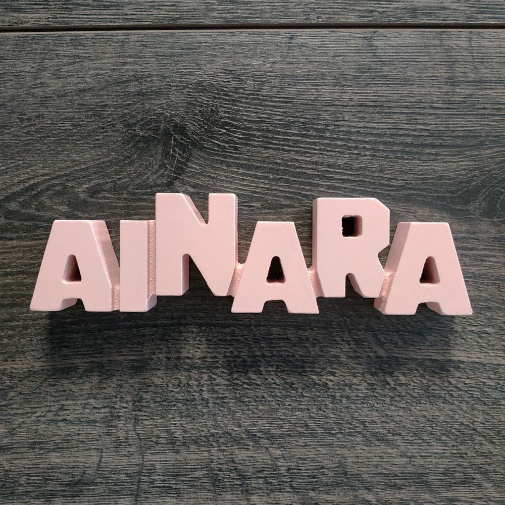 Nombres de chica para decorar de madera MDF