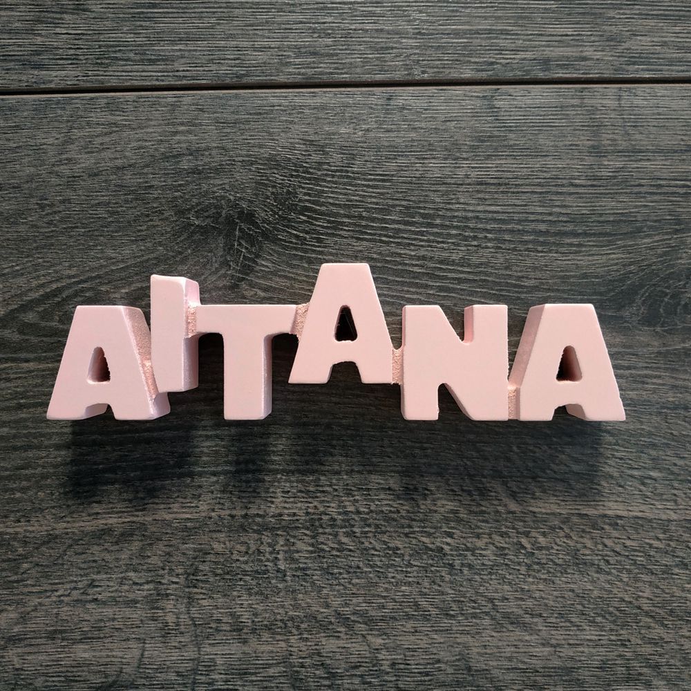 Nombres de chica para decorar de madera MDF