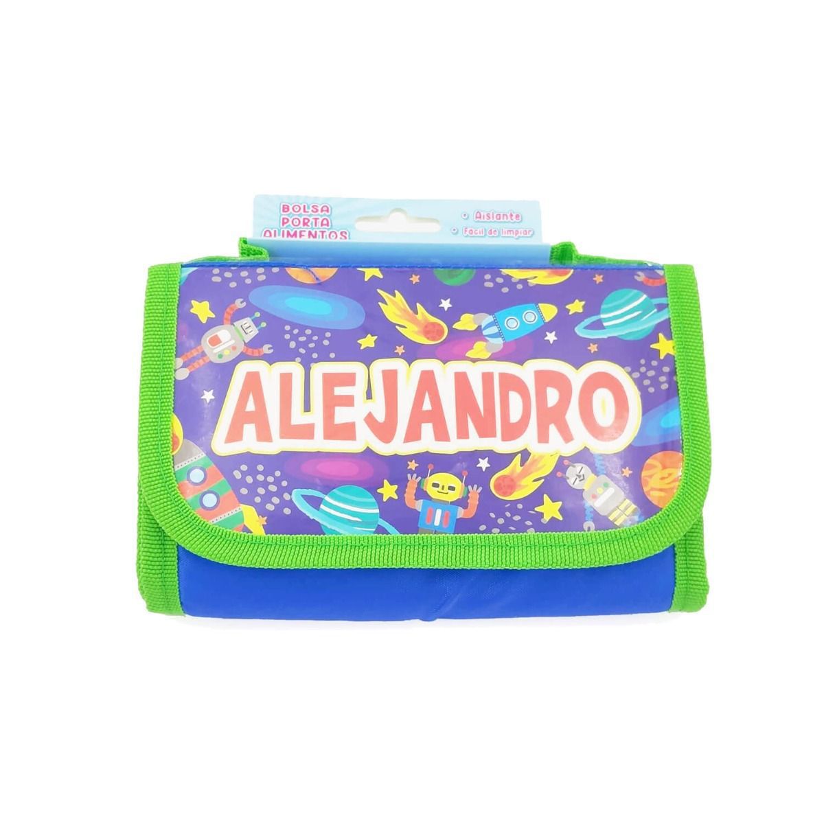 Bolsa térmica infantil porta alimentos con nombres de Niño