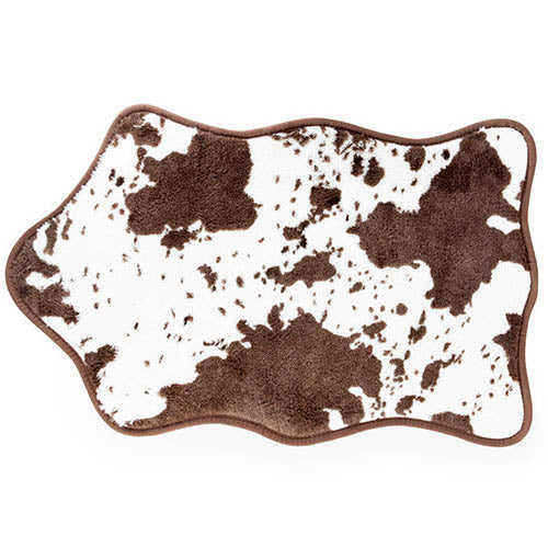Alfombra de baño piel de vaca