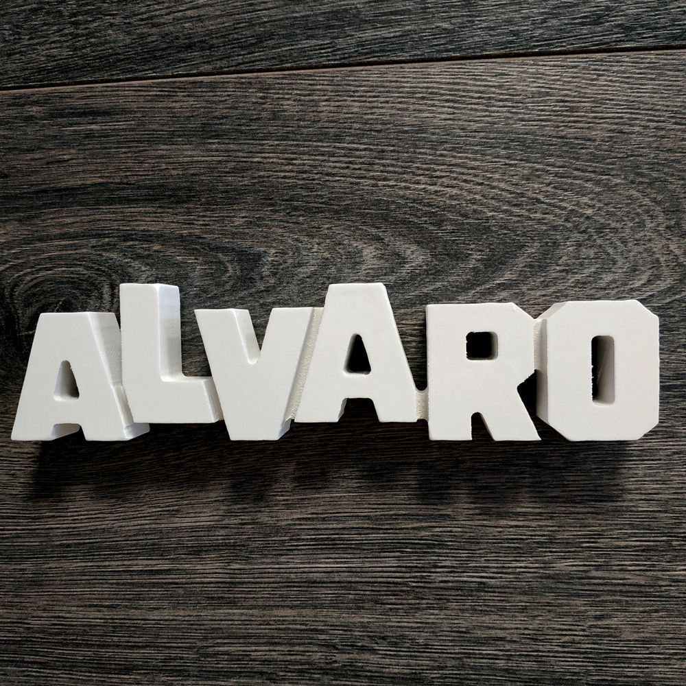 Nombres de chico para decorar de madera MDF