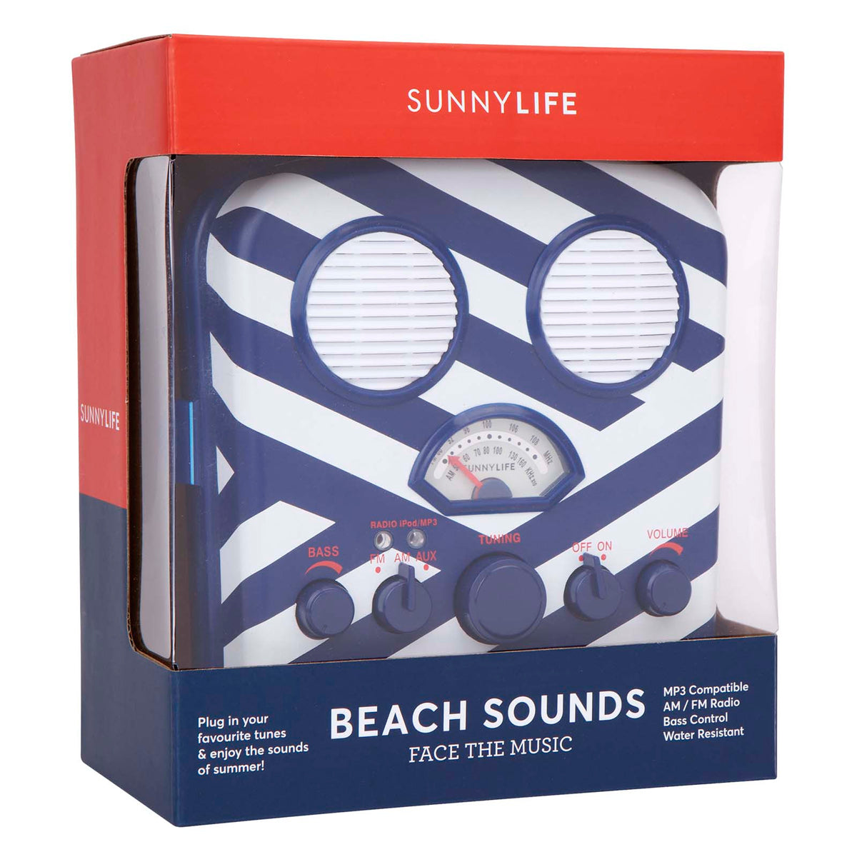 Radio y amplificador para Smartphone de playa Montauk