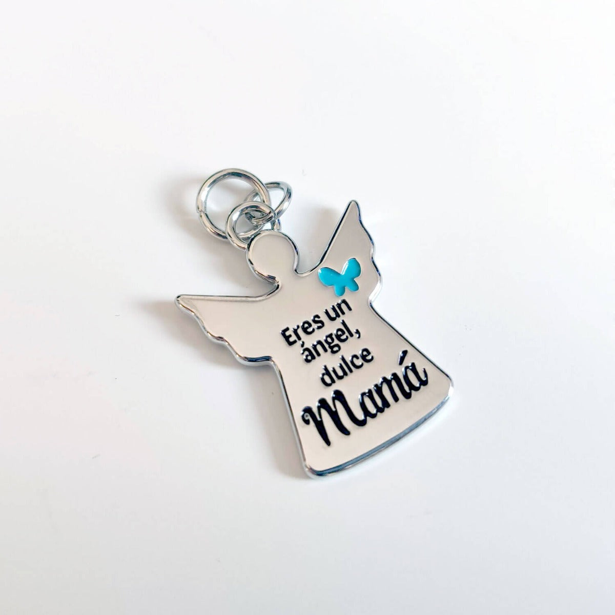 Charm abalorio "Eres un ángel, dulce Mamá"
