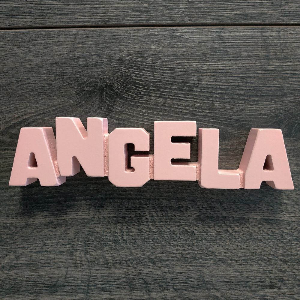 Nombres de chica para decorar de madera MDF