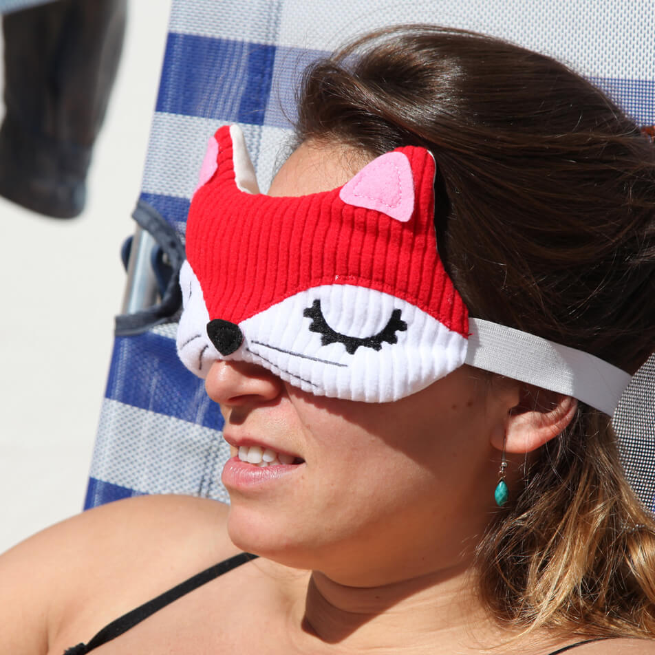 Antifaz ojos Zorro para descansar