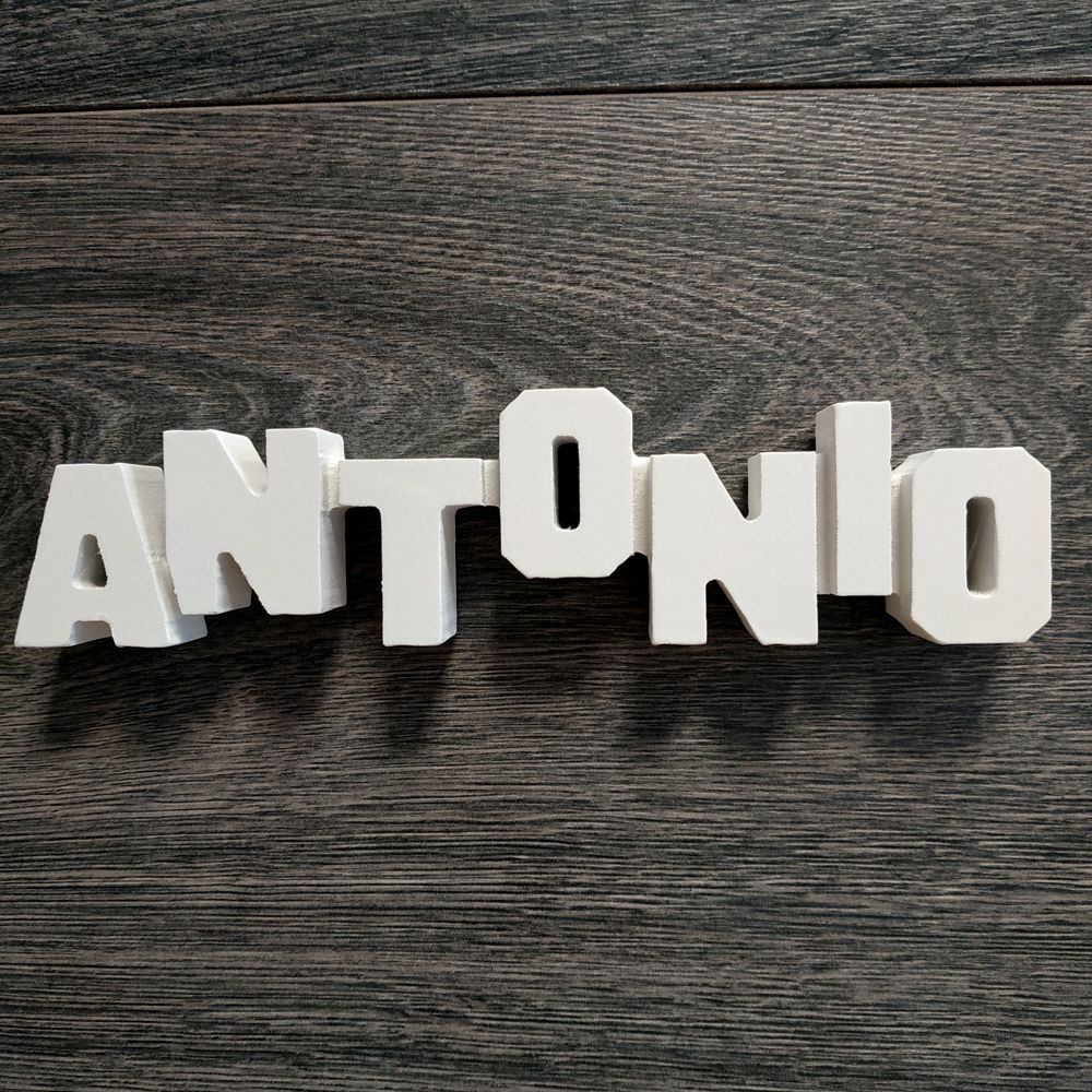 Nombres de chico para decorar de madera MDF