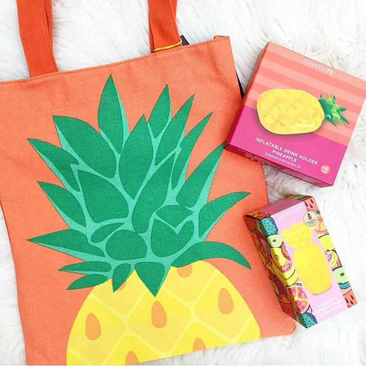 Bolsa de mano Piña