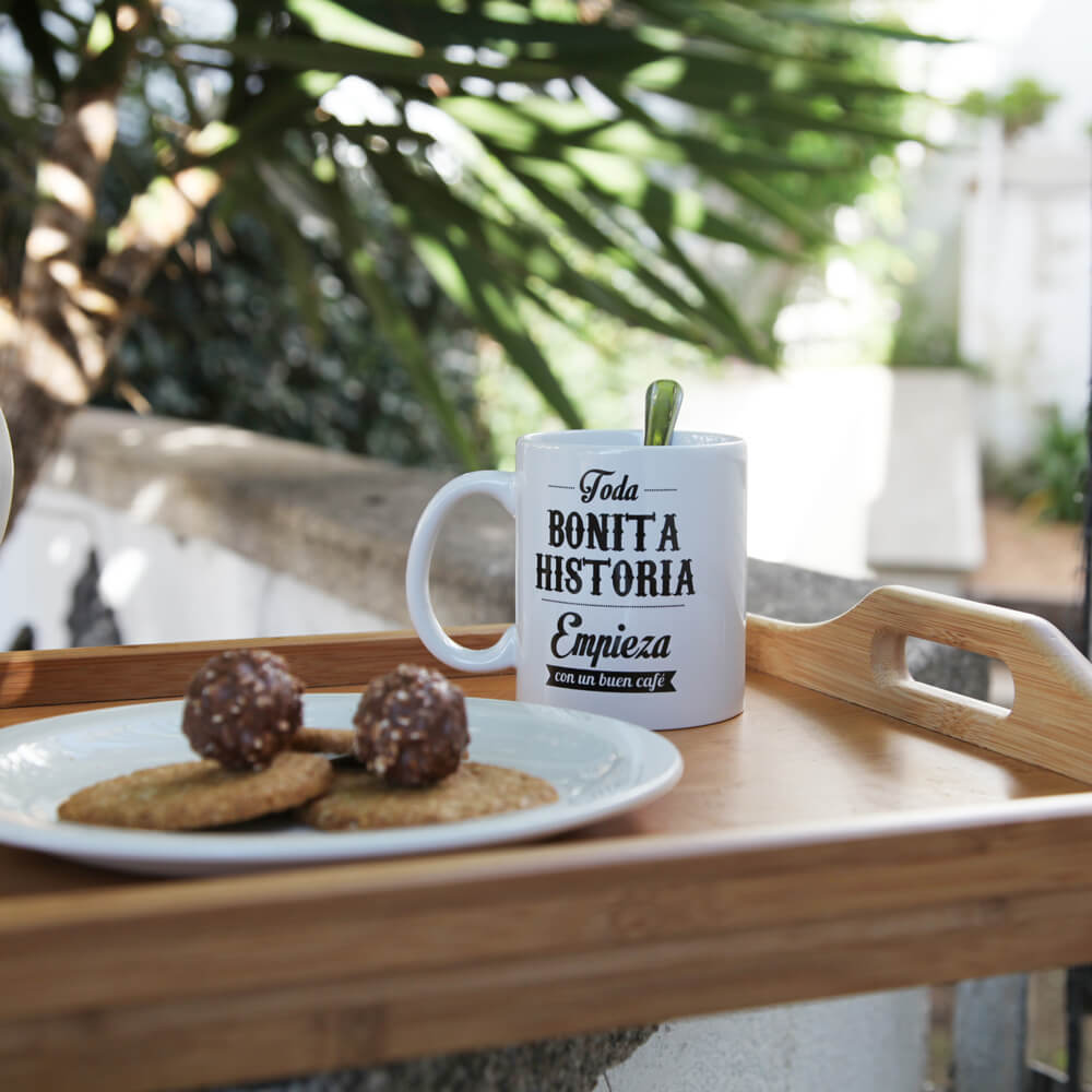 Taza Sonríe que la vida vuela