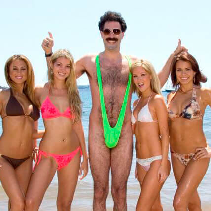 Bañador para hombre Mankini de Borat