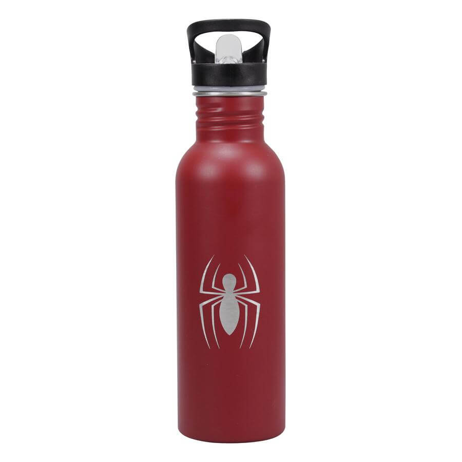 Botella metálica de Spiderman