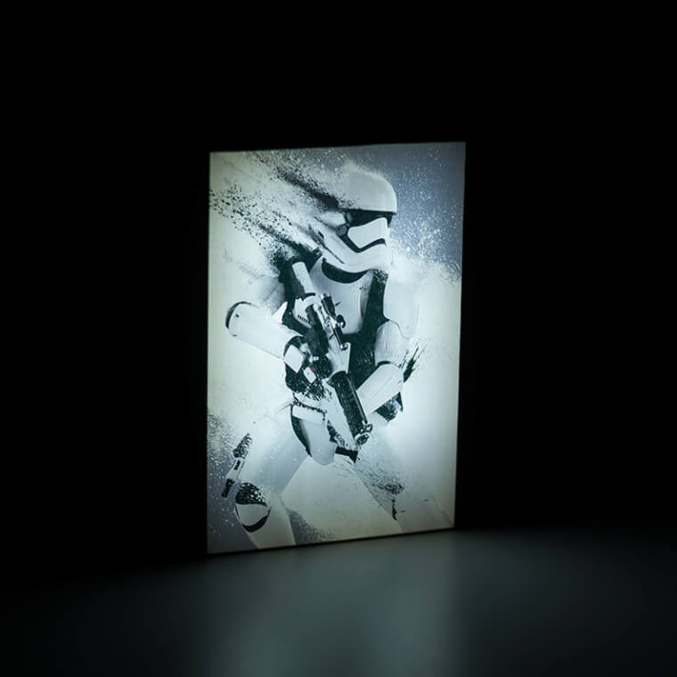 Caja luminosa Stormtrooper de Star Wars