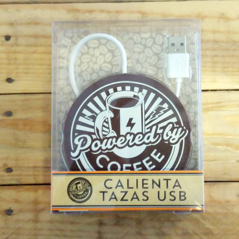 Calienta tazas USB: Powered by Coffee