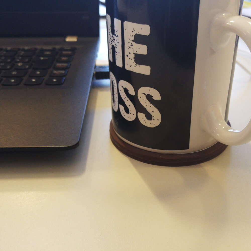 Calienta tazas USB: Powered by Coffee