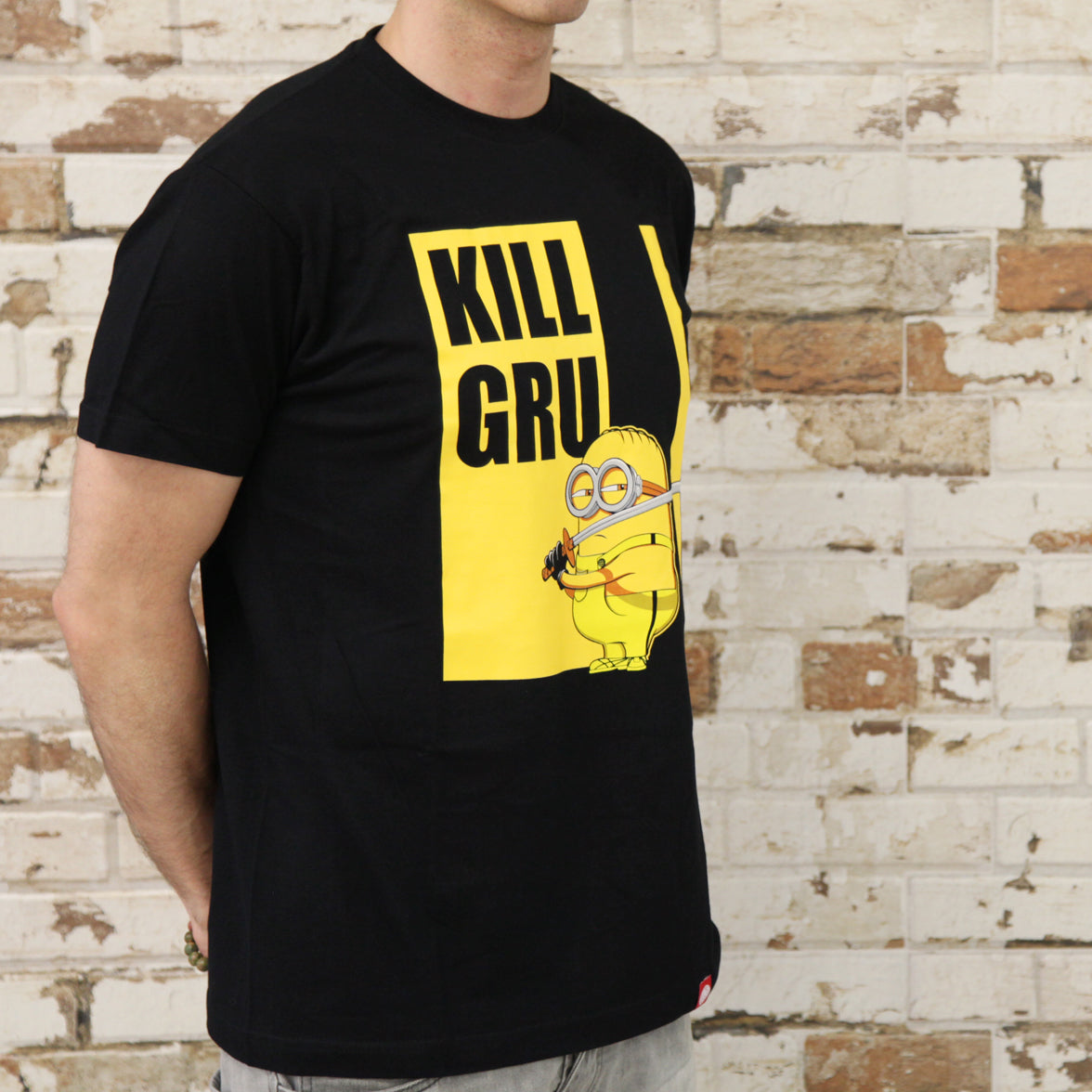 Camiseta Kill Gru Minions Negra