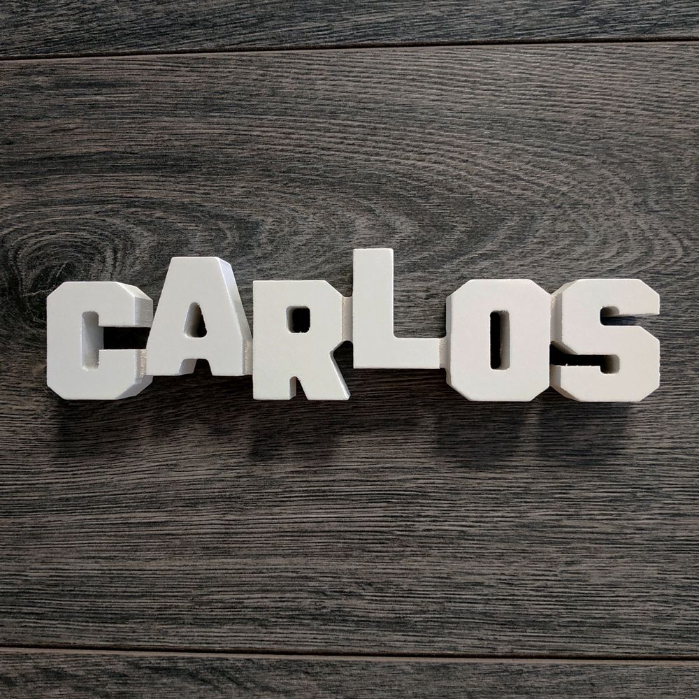 Nombres de chico para decorar de madera MDF