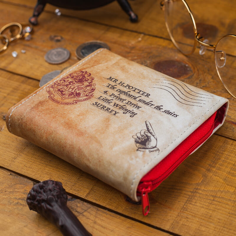 Cartera tarjetero carta de Harry Potter