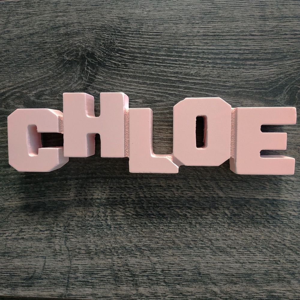 Nombres de chica para decorar de madera MDF