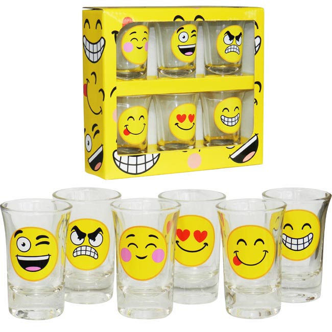 Chupitos de Emoticonos (Pack de 6)