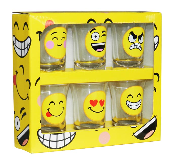 Chupitos de Emoticonos (Pack de 6)
