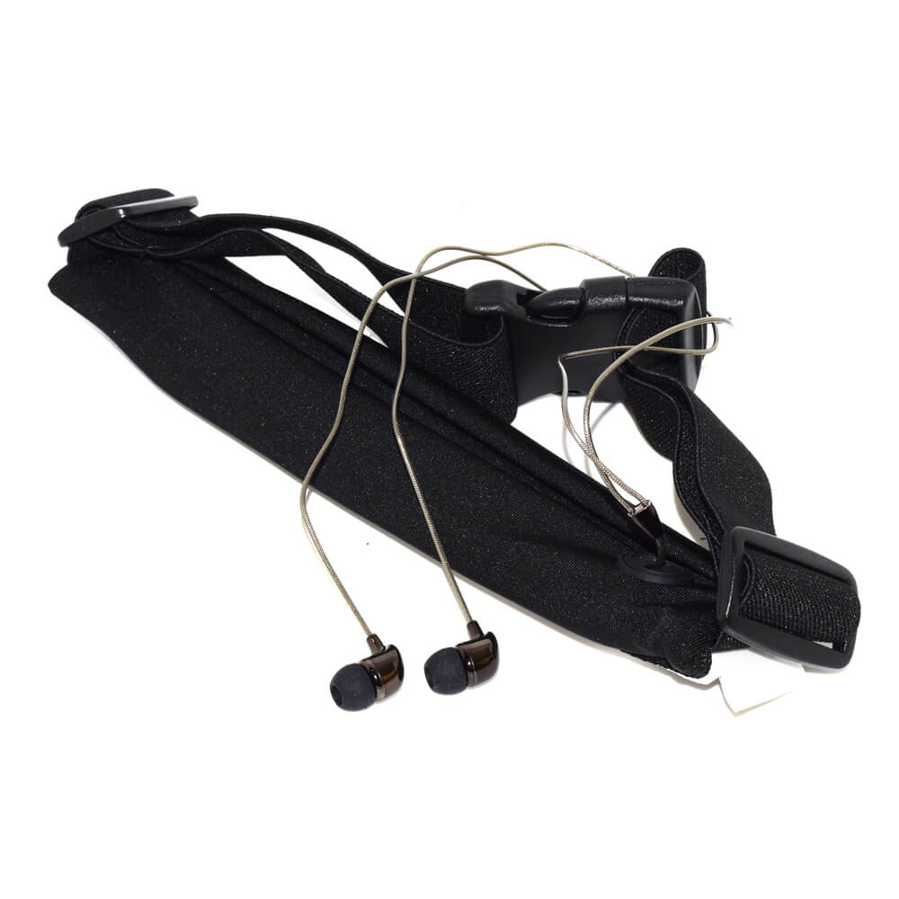 Cinturón con leds y bolsillo para deportistas