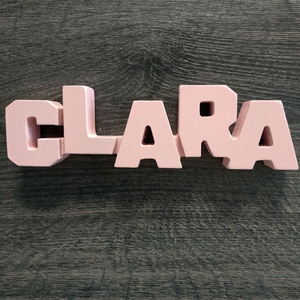 Nombres de chica para decorar de madera MDF
