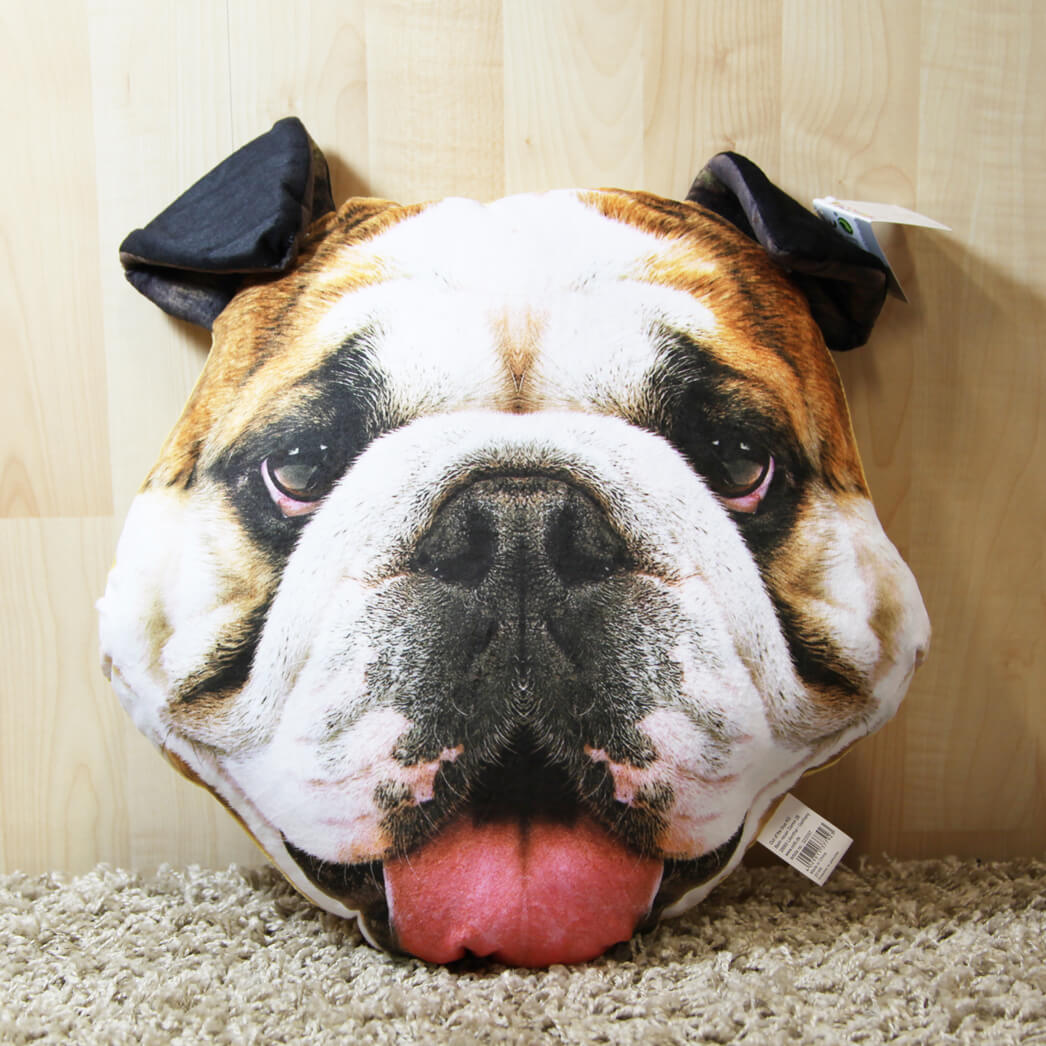 Cojín cara de Bulldog