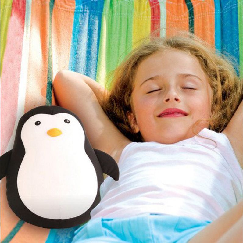 Cojín cervical pingüino